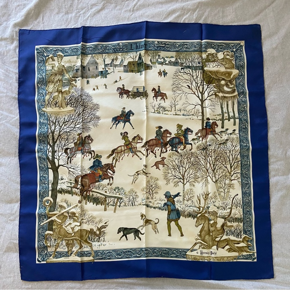 Hermès Paris Silk Scarf
